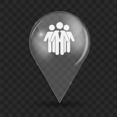 Social Network Glossy Icon Vector Illustration N9