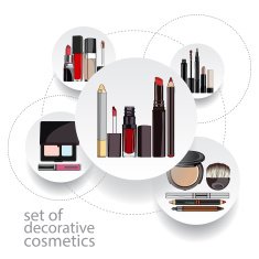 infographics for decorative cosmetics N2