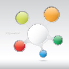 Info Graphic in Bubble Style