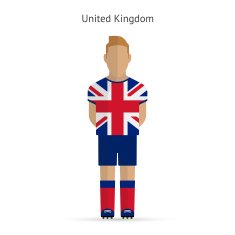 United Kingdom football player Soccer uniform N2