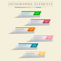 vector abstract banner infographic elements N2