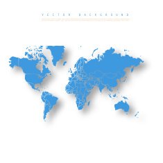 Vector Abstract Earth Map N3