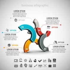 business infographic N457