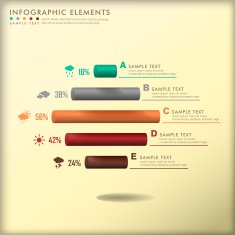 abstract 3d cylinder infographics N17
