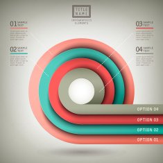 vector abstract 3d paper infographics N67