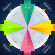 Info graphic Background with Arrows N22