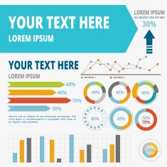 Set elements of infographics N67