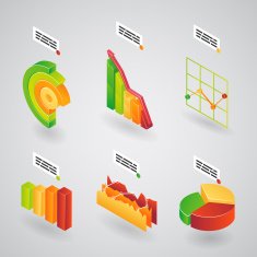 analytical charts for infographics