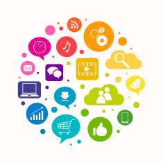 Vector Social Media Concept N5