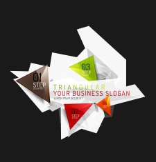 Vector fresh business abstract infographic N251