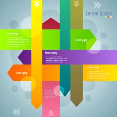 Info graphic Background with Arrows N25