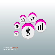 Infographic design on the background Modern Design Vector illustration Eps N2