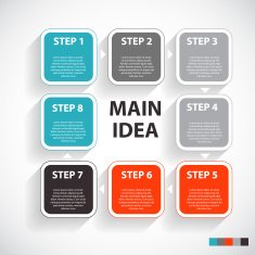 Infographic Templates for Business Vector Illustration N1427