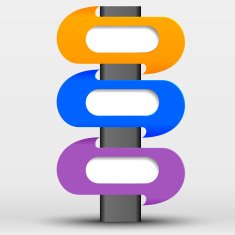 Modern business bubbles Can be web design banner template inf
