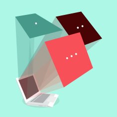 laptop and box icon