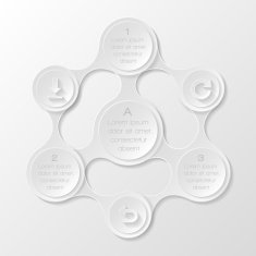 Metaball infographic elements N4