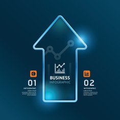 Creative Template with arrow banner line N2