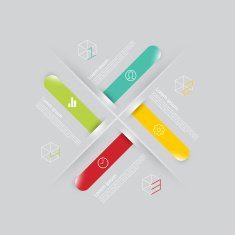 Modern infographics template N91