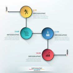 Modern infographic option banner N79