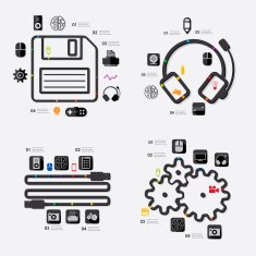 technology infographic N57