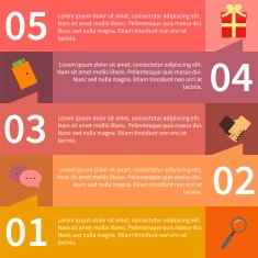 Icon flat infographics element design