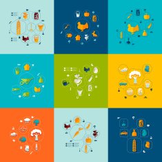 agriculture flat infographic N31