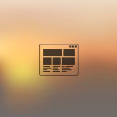 interface icon on blurred background N2