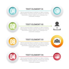 Icon Text Placement Copyspace Design Element