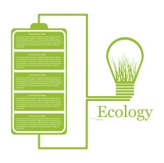 Ecologic modern infographic Design elements