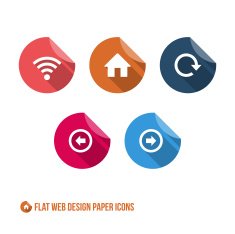 Web Design Paper Icons N2