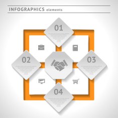 Business infographics elements Modern design template Web or graphic layout N5