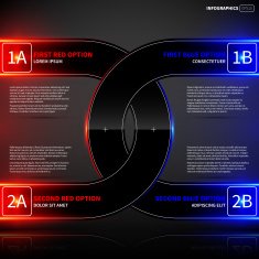 Abstract infographics banner design N54