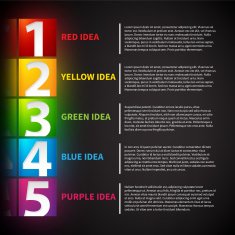 Abstract infographics banner design N57