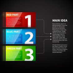 Abstract infographics banner design N61