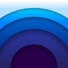 Abstract blue paper circles background N7