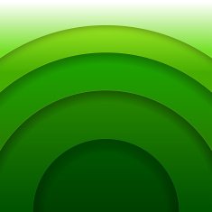 Abstract green paper circles vector background N8