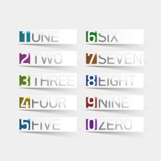 numbers template N3