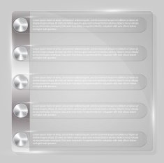 Vector glass pattern infographics N4