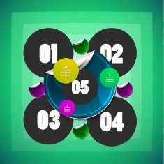 Abstract circles background N10