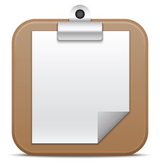 Clipboard icon Vector illustration