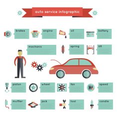 Auto Service Infographics N3