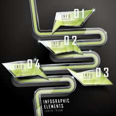 modern glossy speech bubble infographic elements N5