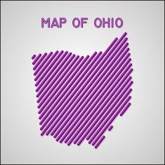 map of Ohio N6
