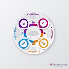 vector infographic template N23