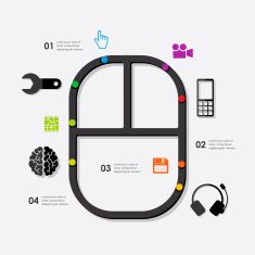 technology infographic N61
