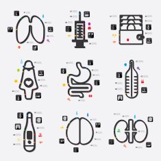 medicine infographic N105