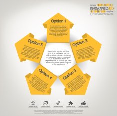 Minimal infographic template N42