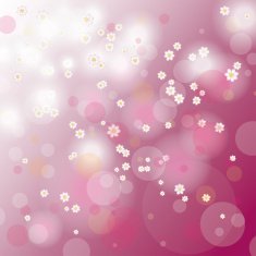 Easter Card Background Cherry Tree Flowers N2