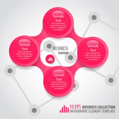 vector colorful infographics for presentations