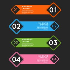 Infographics options banner N21
